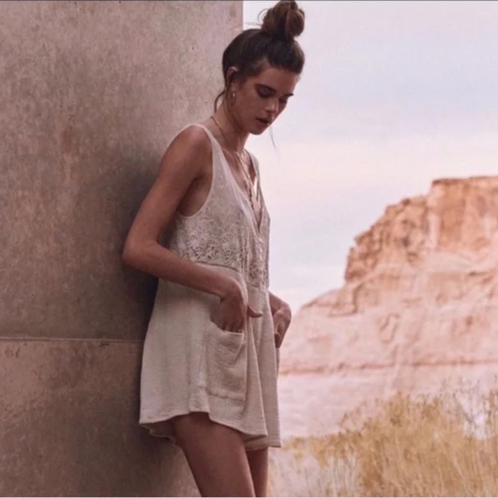 Spell Cream Lace Jumpsuit